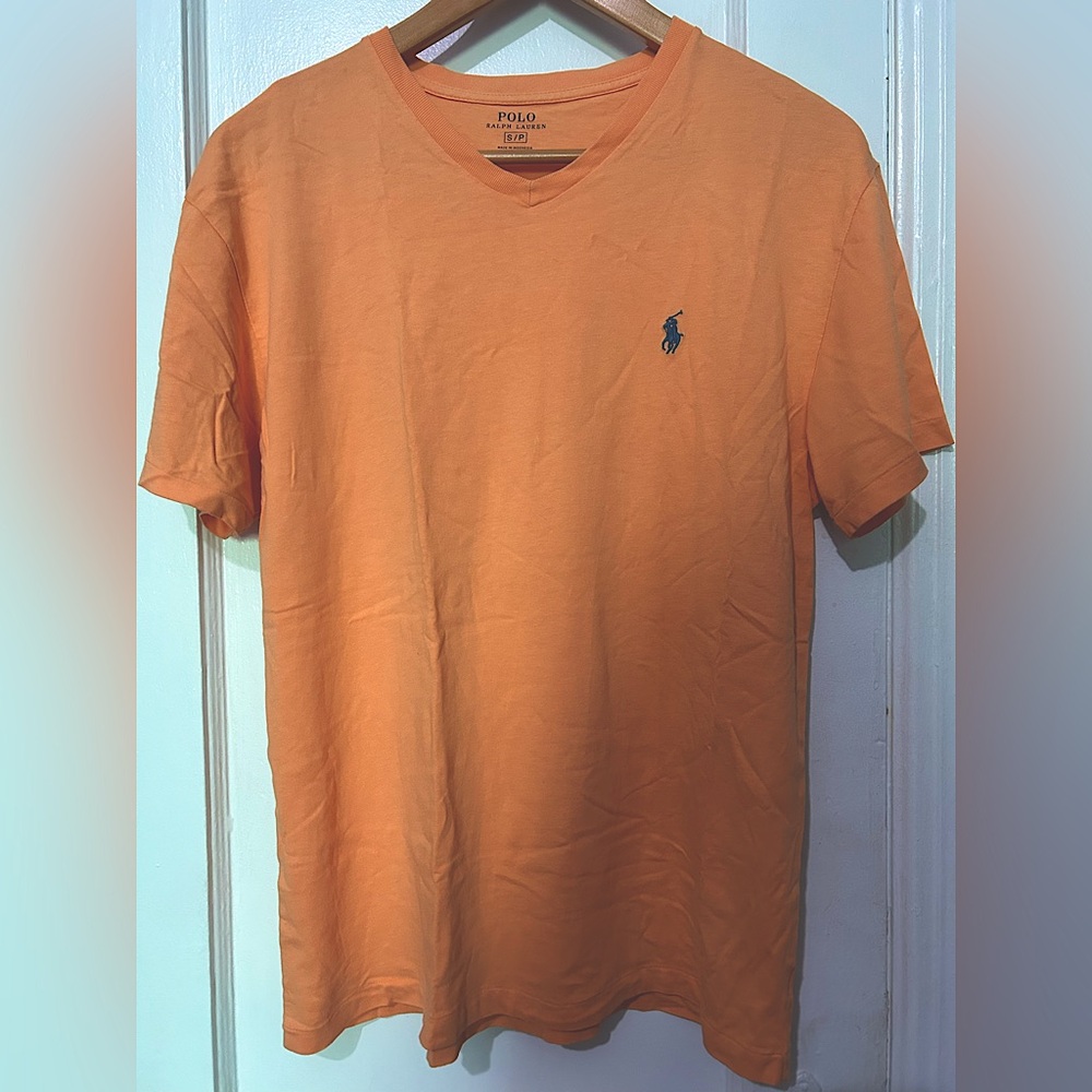 EUC Polo by Ralph Lauren Orange Short Sleeve Tee cotton size S